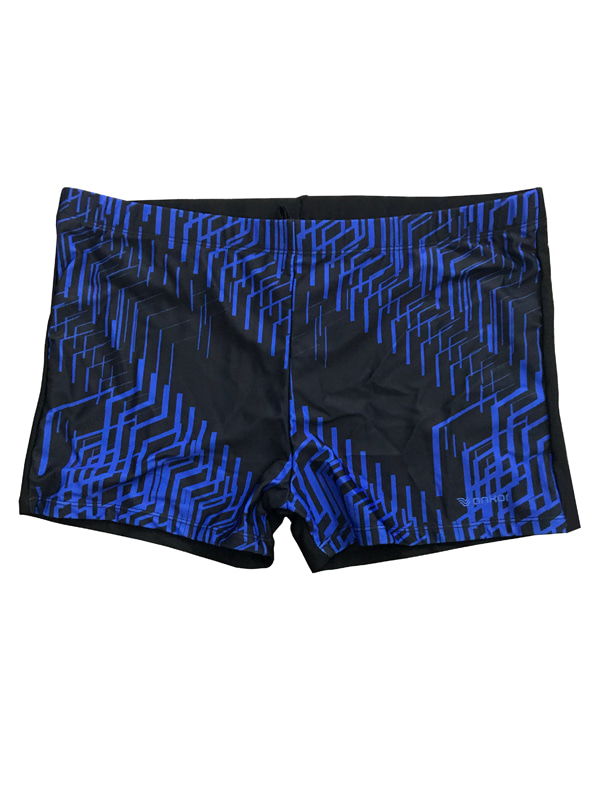 Men Swim Short with Back in Black